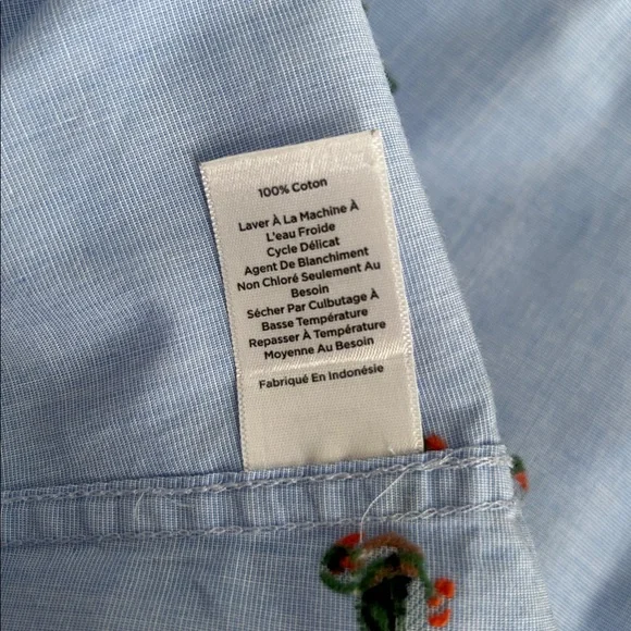 Talbots Blue /Green Duck Print Button Down Sz
S - Picture 7 of 7